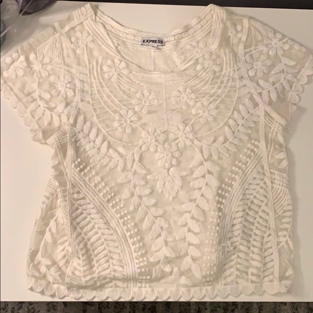 Express lace top